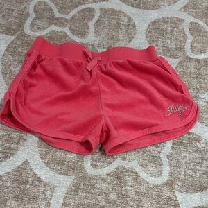 Juicy Couture Coral Pink Terry Lounge Shorts